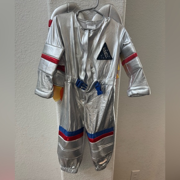 Pottery Barn Kids Halloween Astronaut light Up Costume Size 3T - Picture 1 of 5